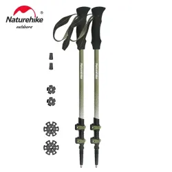 NATUREHIKE First Snow EXT1 : bâtons de randonnée en carbone légers et durables